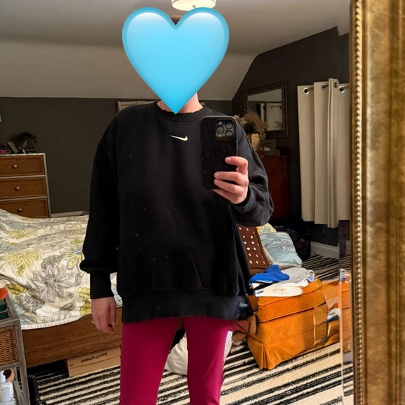 Nike Black Oversized Sweatshirt - Picture 5 of 5